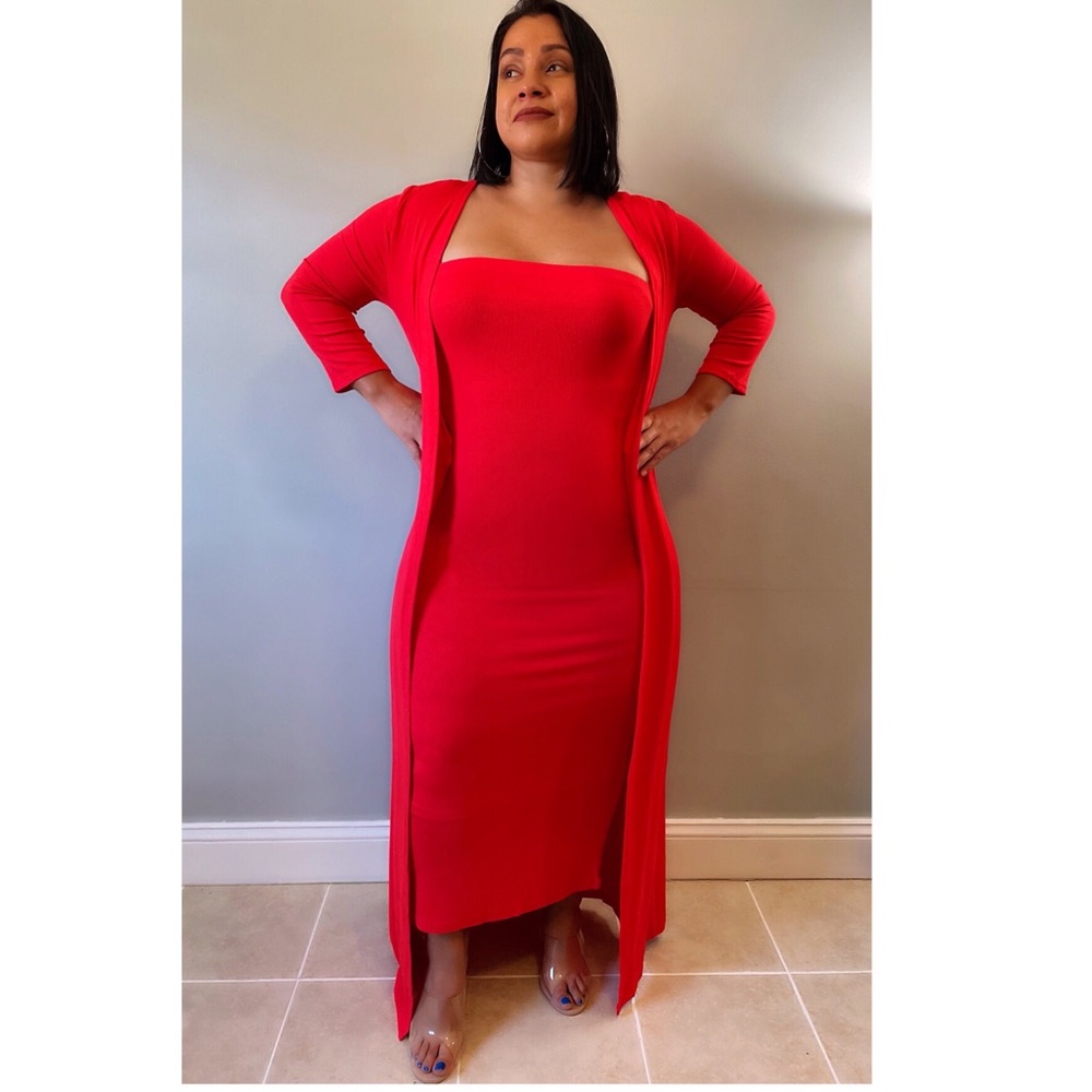 Tube Top Maxi "Powerful" Dress